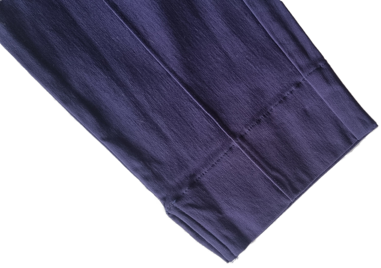 purple-blue elastic pants